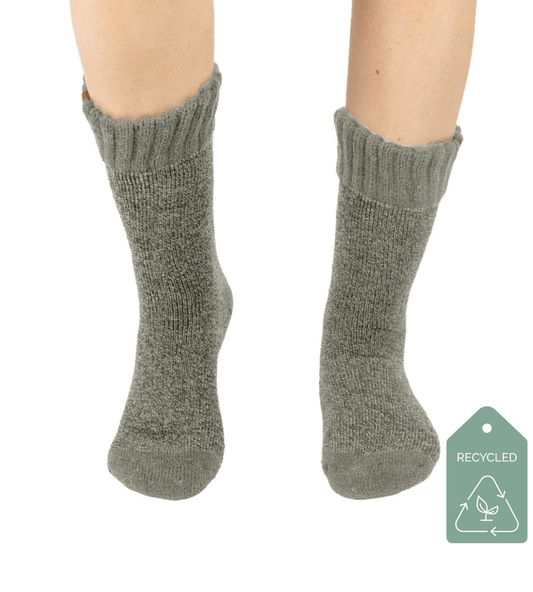 Sage Mist Boot Socks - Adult Short