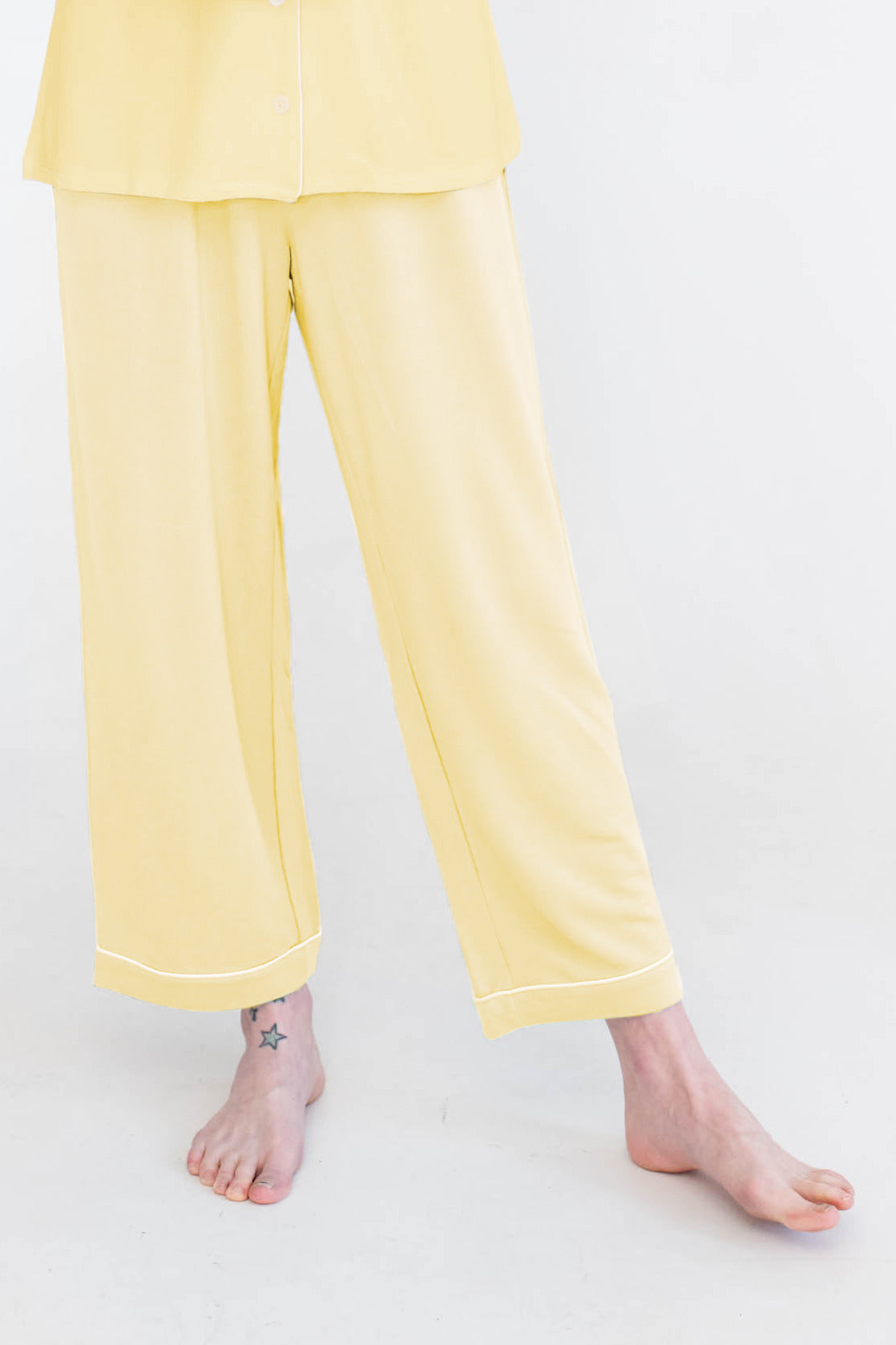 Women's Plus Size Beautifully Soft Cropped Pajama Pants - Stars