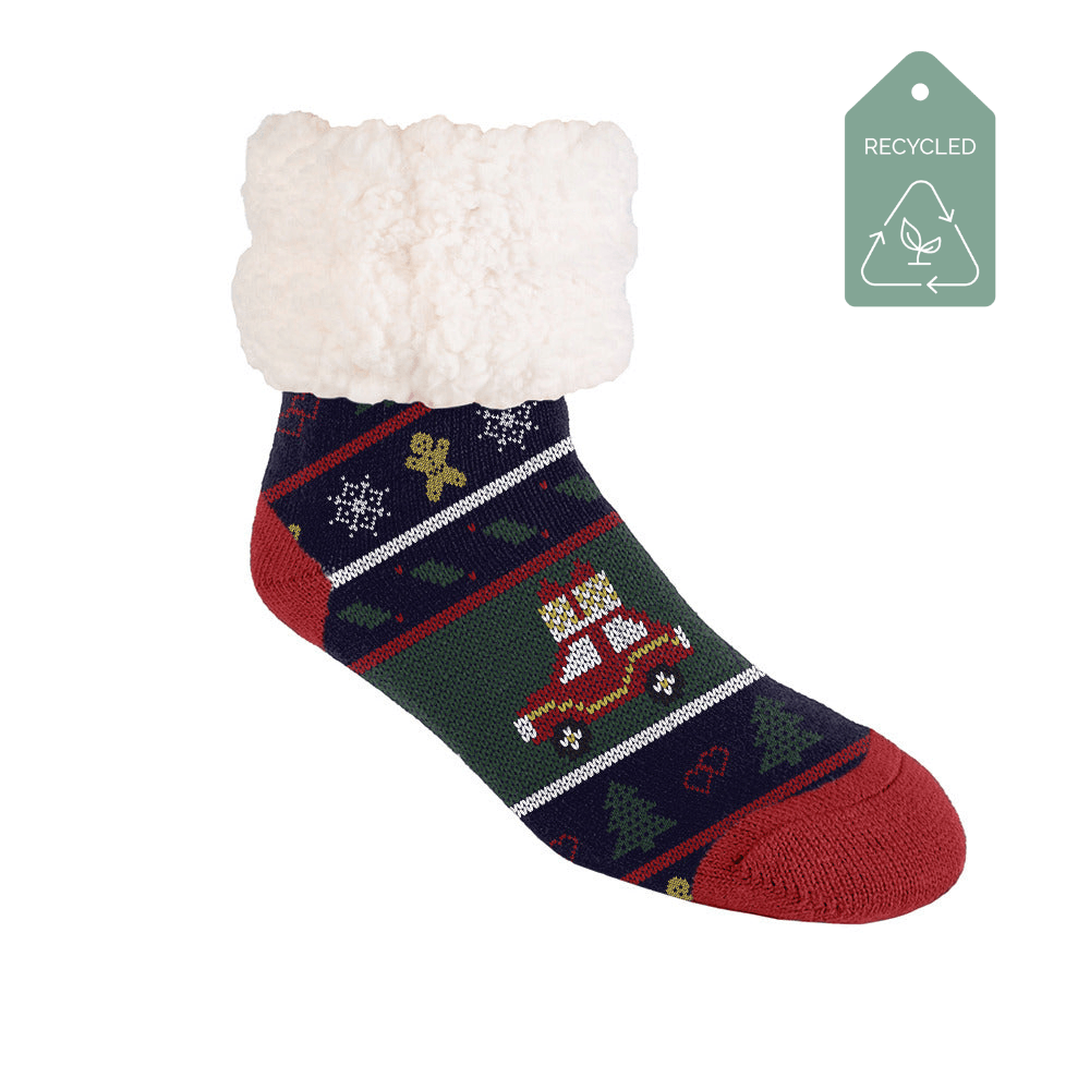 Ugly Sweater Silent Night - Recycled Slipper Socks – Pudus Lifestyle Co.  Canada
