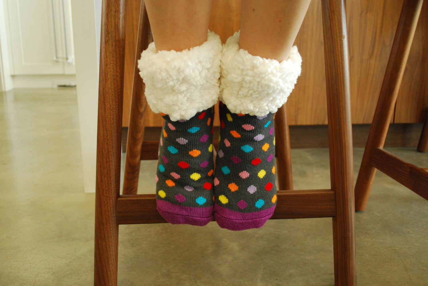 Classic Slipper Socks  Autumn White – Pudus Lifestyle Co. Canada