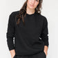 Mila Crew Neck Sweatshirt | Hug It Out | Black