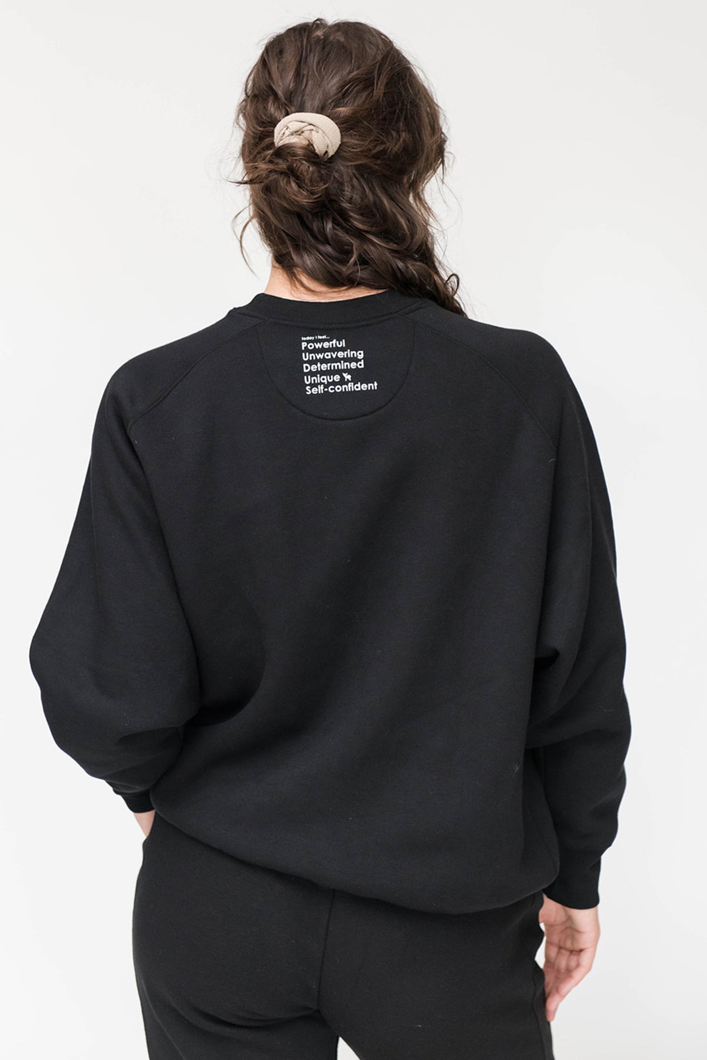 Olivia Oversized Sweatshirt | Black