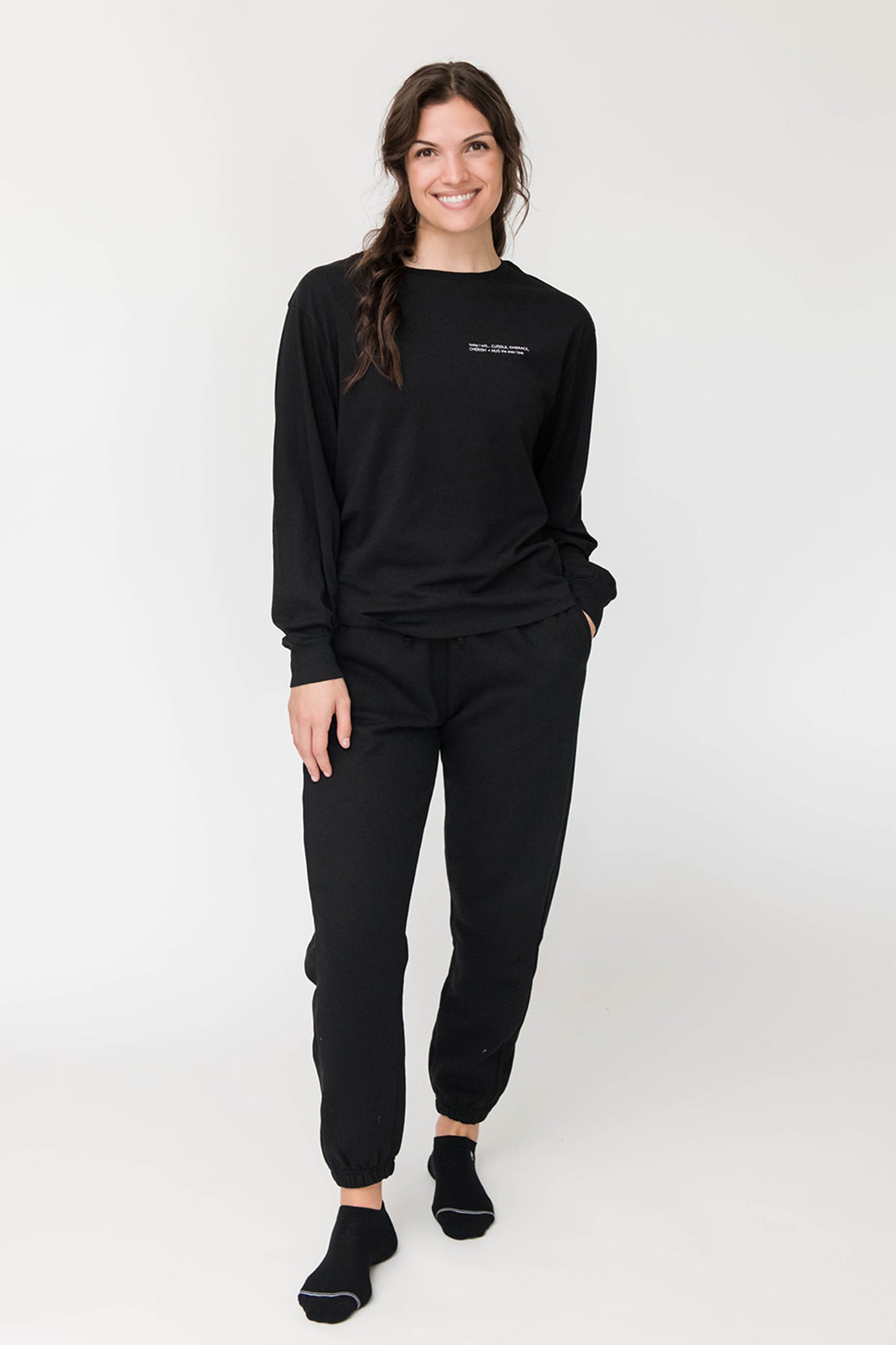 Marin Long Sleeve T-Shirt | Black