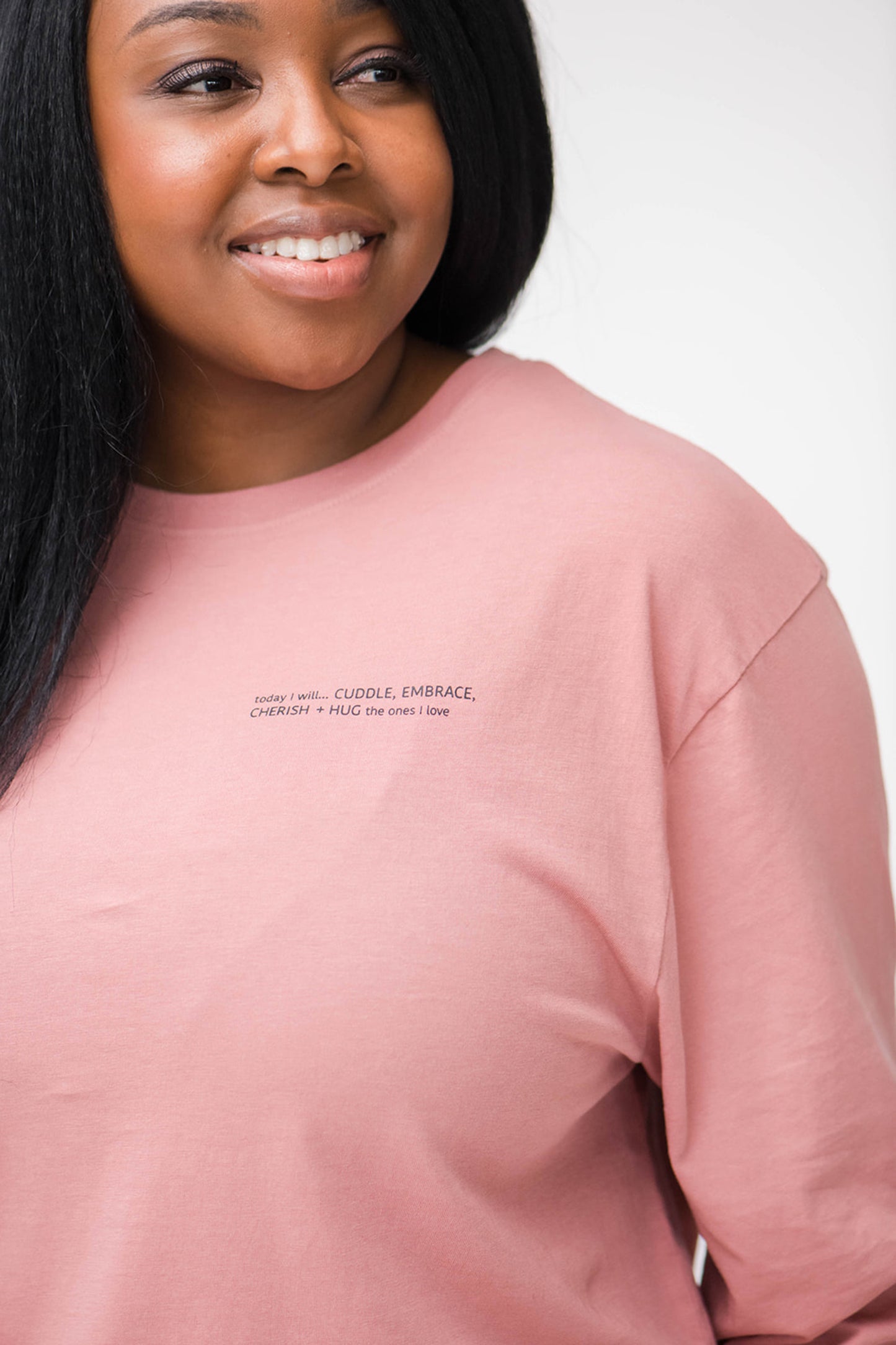 Marin Long Sleeve T-Shirt | Rose Tea