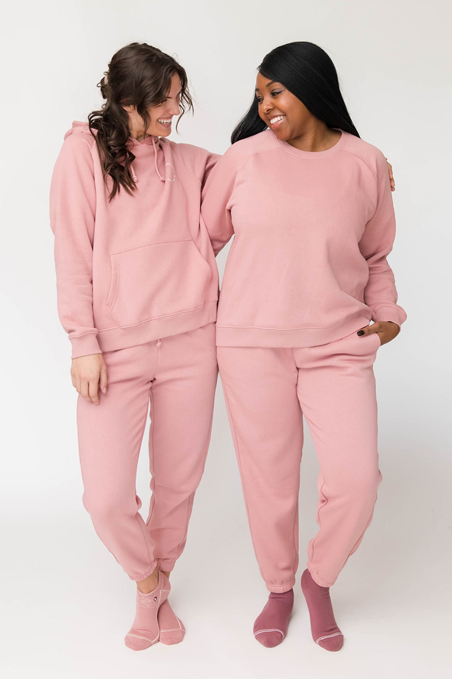 Noa Cozy Hoodie Sweatshirt | It's A Love Thing | Rose Tea