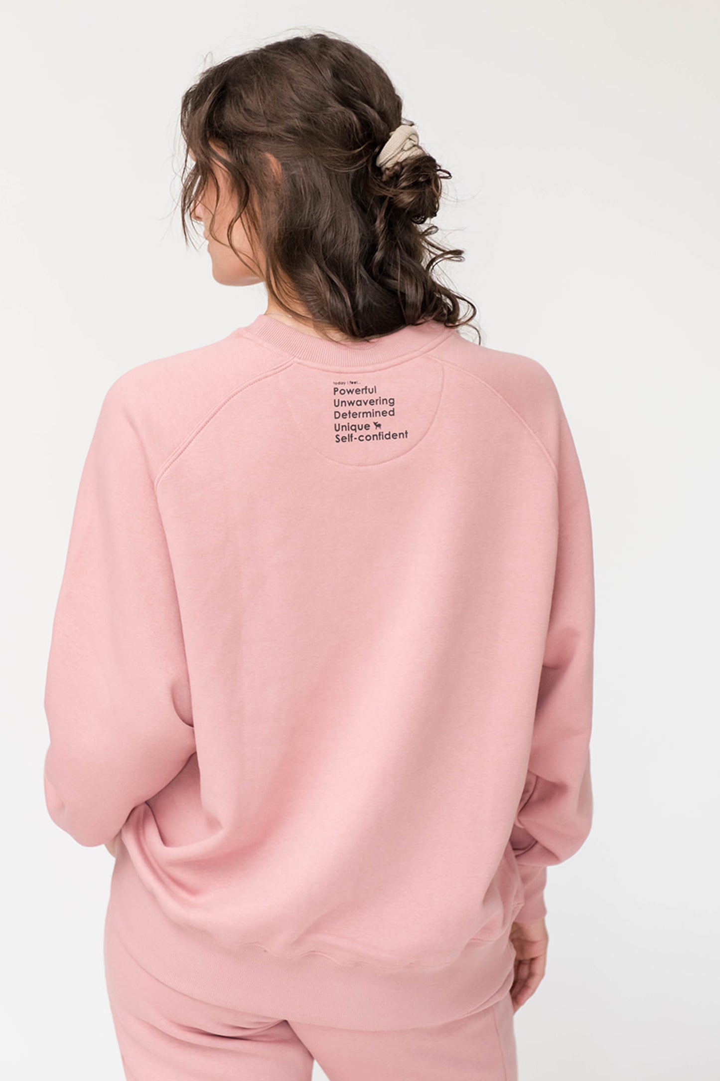 Olivia Oversized Sweatshirt | Rose Tea