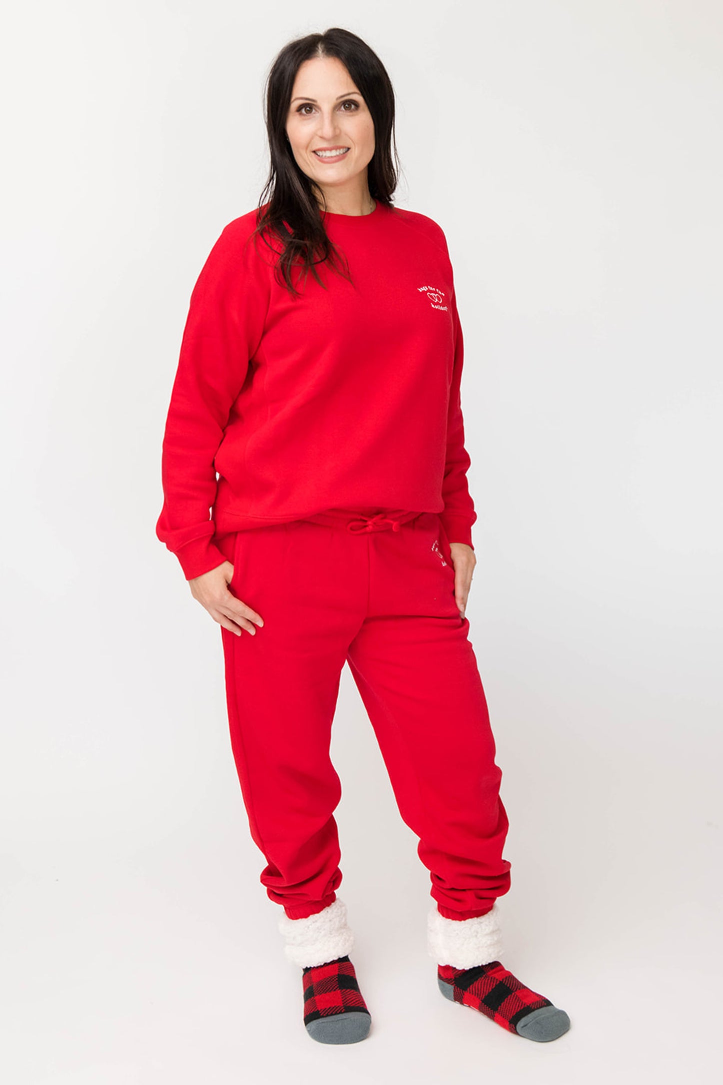 Holiday Joggers | Hugs for the Holidays Red
