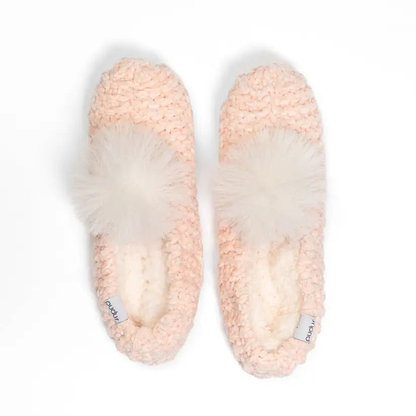 Recycled Ballerina Slippers - First Blush Chenille