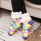 Candyheart Cloud Purple - Recycled Slipper Socks