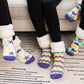 Chevron Cloud - Recycled Slipper Socks