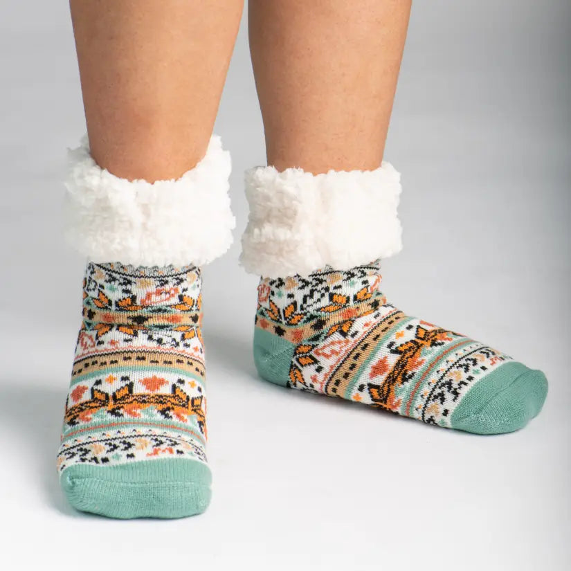 Classic Slipper Socks | Autumn White