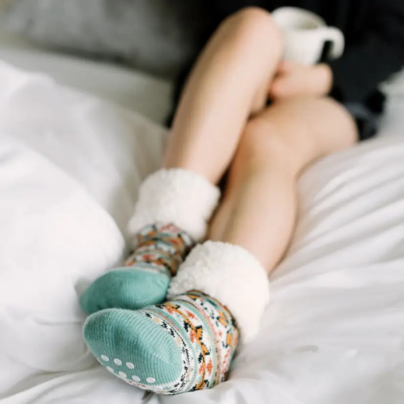 Classic Slipper Socks | Autumn White