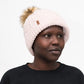Recycled Beanie Hat - Chenille Knit First Blush