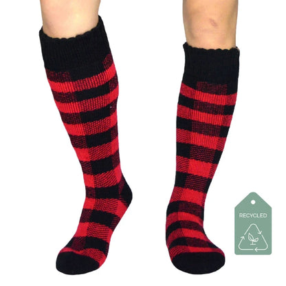 Lumberjack Red Boot Socks -  Adult Tall