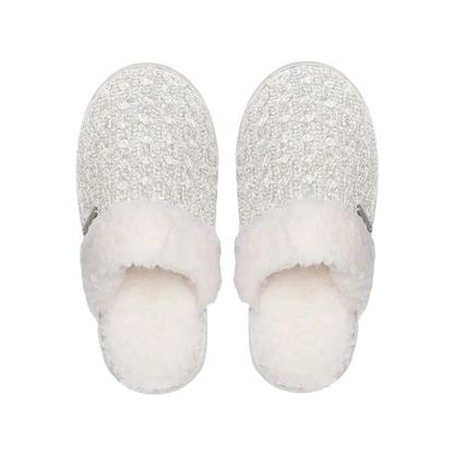 Creekside Slide Slippers | Cable Knit Cloud