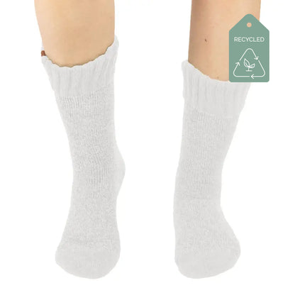 White Boot Socks - Adult Short