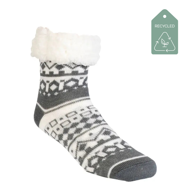 Nordic Granite - Recycled Slipper Socks