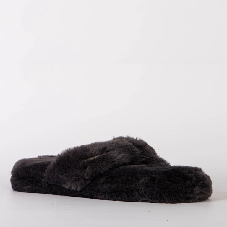 Charcoal | Recycled Cottontail Flip Flop Slippers