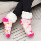 Twinkle Twinkle Peach - Recycled Slipper Socks