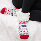 Ugly Sweater Eggnog - Recycled Slipper Socks