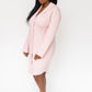 Gracie Sleep Shirt Dress | Pink Dogwood