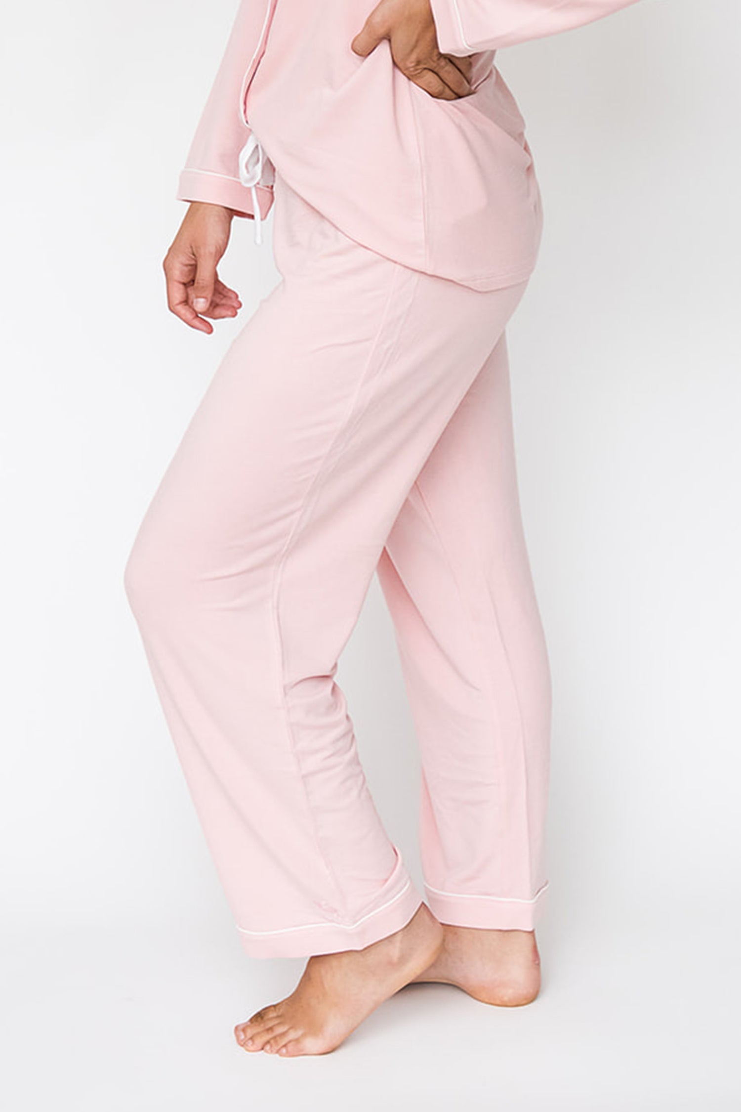 Korrah Pajama Pants Contrast Piping