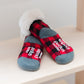 Toddler Slipper Socks | Lumberjack Red