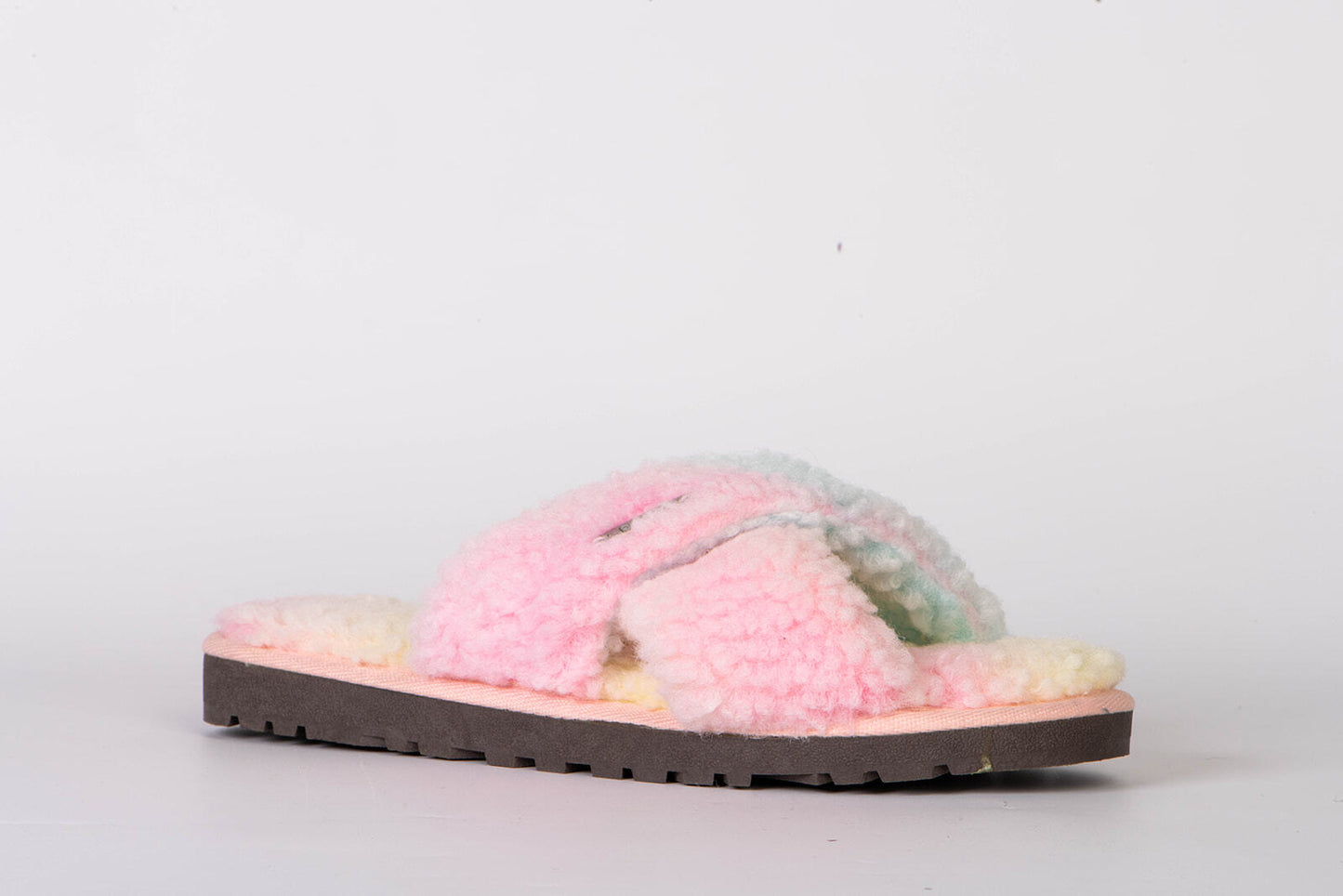 Rainbow | Recycled Carlie Criss Cross Slippers