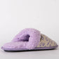 Pastel Creekside Slide Slippers | Cheetah Lavender