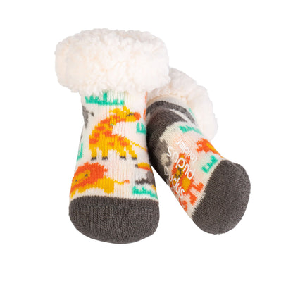 Toddler Classic Slipper Socks | Jungle Animals