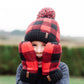 Kids Winter Mittens | Lumberjack Red
