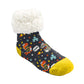 Dinosaur Charcoal - Kids & Toddler Recycled Slipper Socks