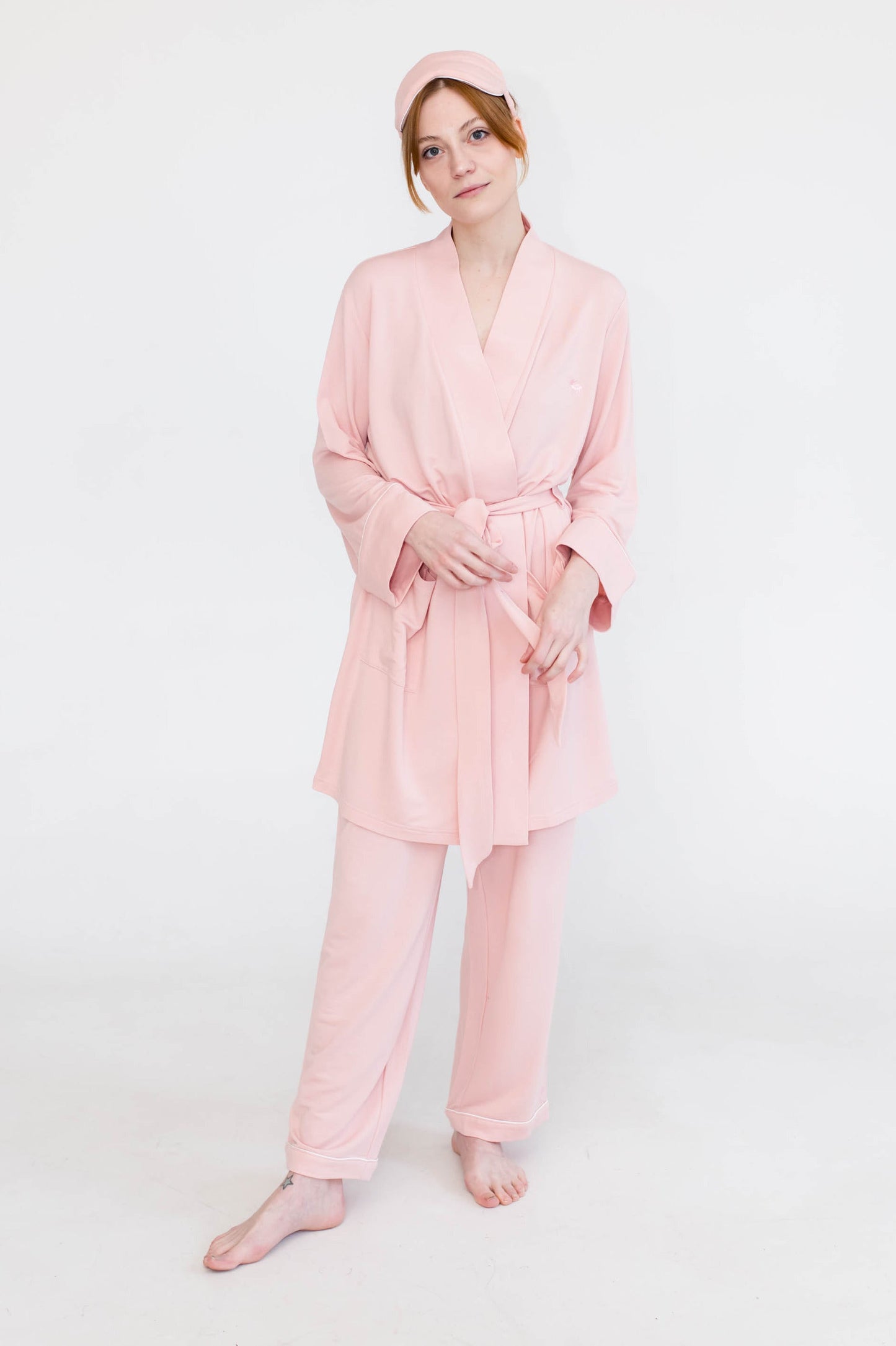 Dahlia Belted Kimono | Daydream Pink