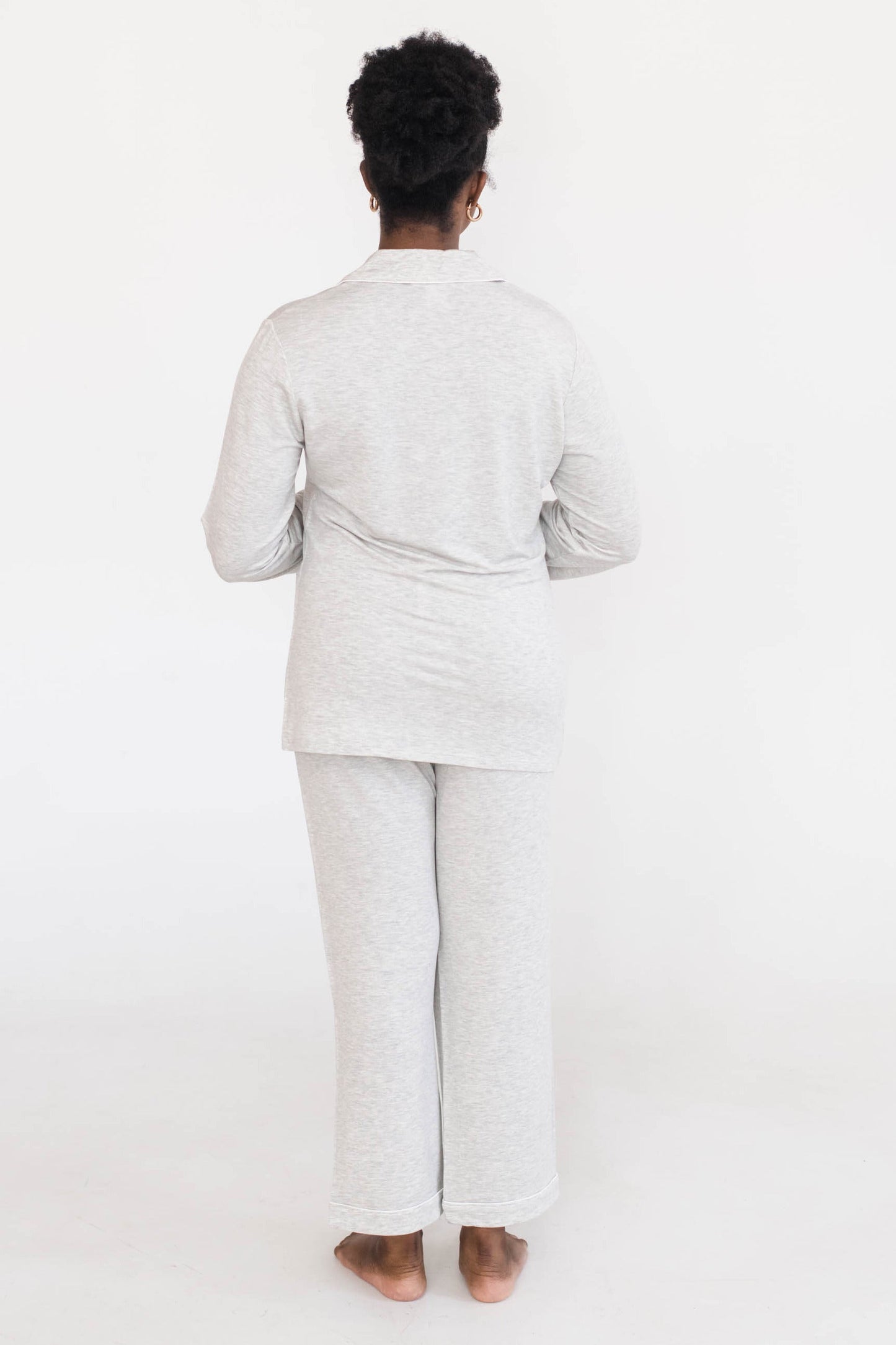 Korrah Pajama Shirt | Pebble Grey