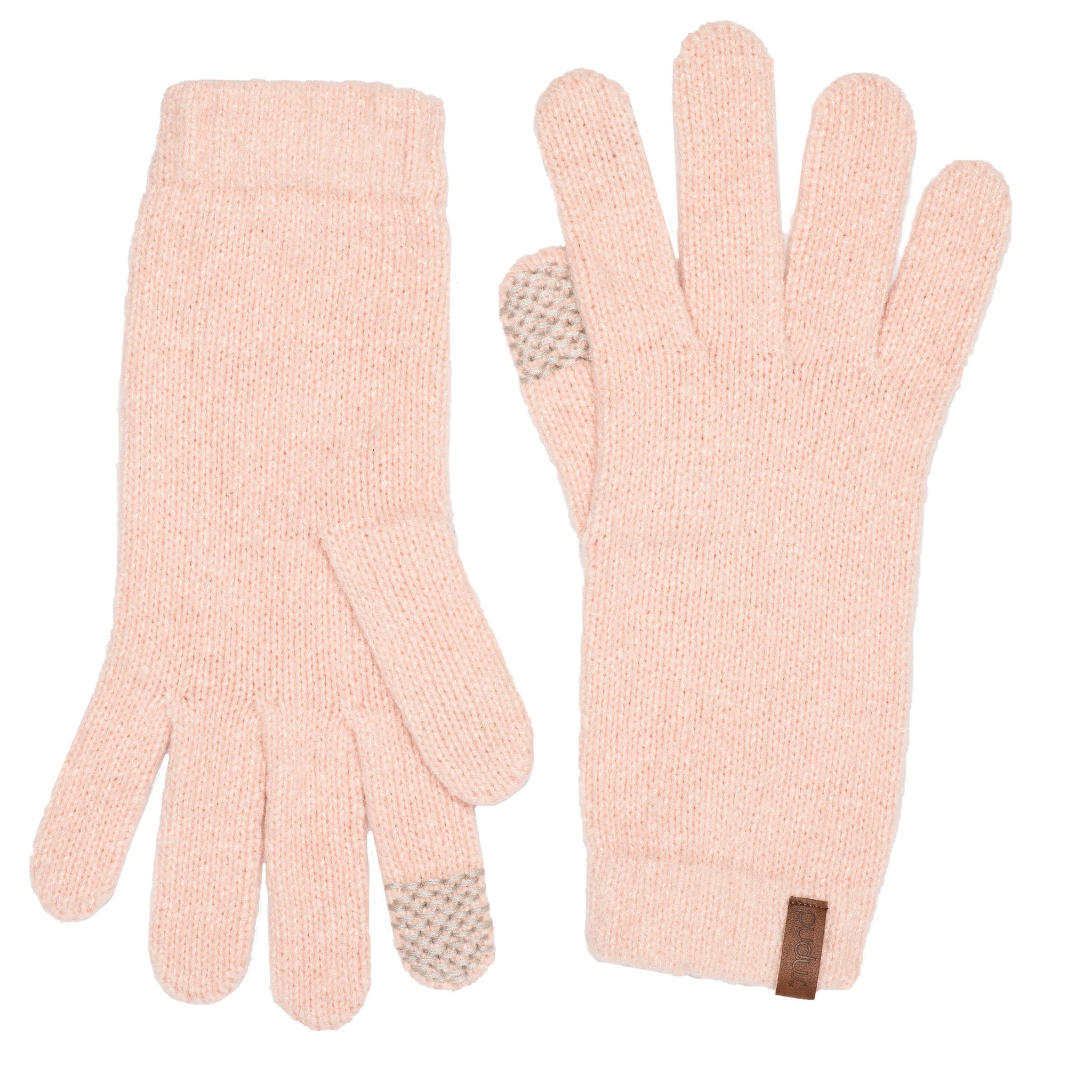 Touchscreen Tech Gloves | Faux Cashmere Blush