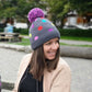 Toque Winter Hat | Polka Dot Multi