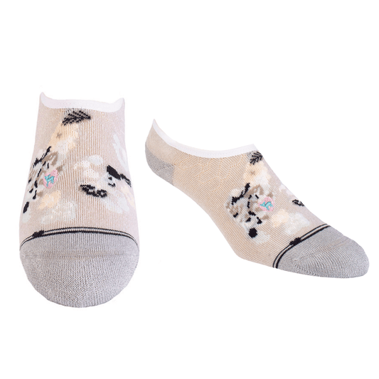 Womens TRULY No Show Socks for Flats Heels Non Slip Cotton Ultra Low Cut  Liner Socks(3-Black+Grey+Nude,5-7.5)