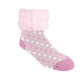 Polka Dot Ballerina Pink - Recycled Slipper Socks