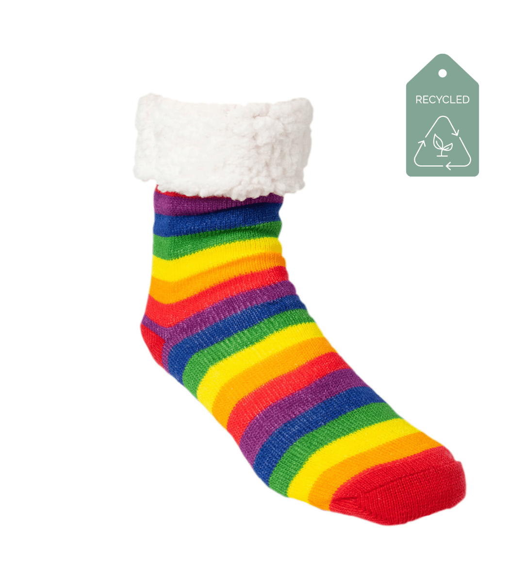 Pride Stripes - Recycled Slipper Socks