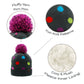 Toque Winter Hat | Polka Dot Multi