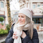 Faux Cashmere Beanie Hat | Cheetah