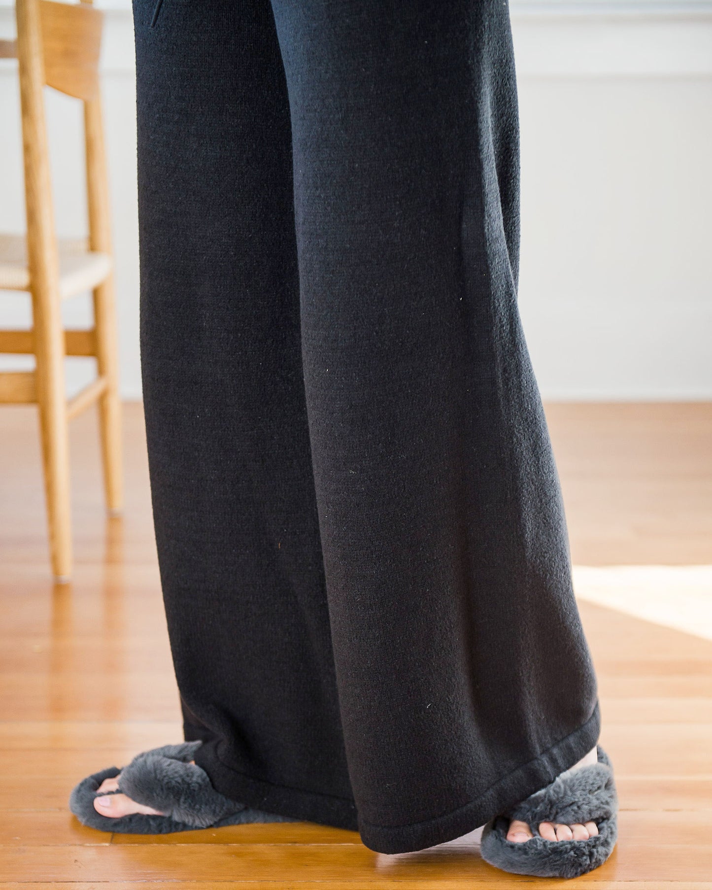 Faux Cashmere Baracchi Wide Leg Pant