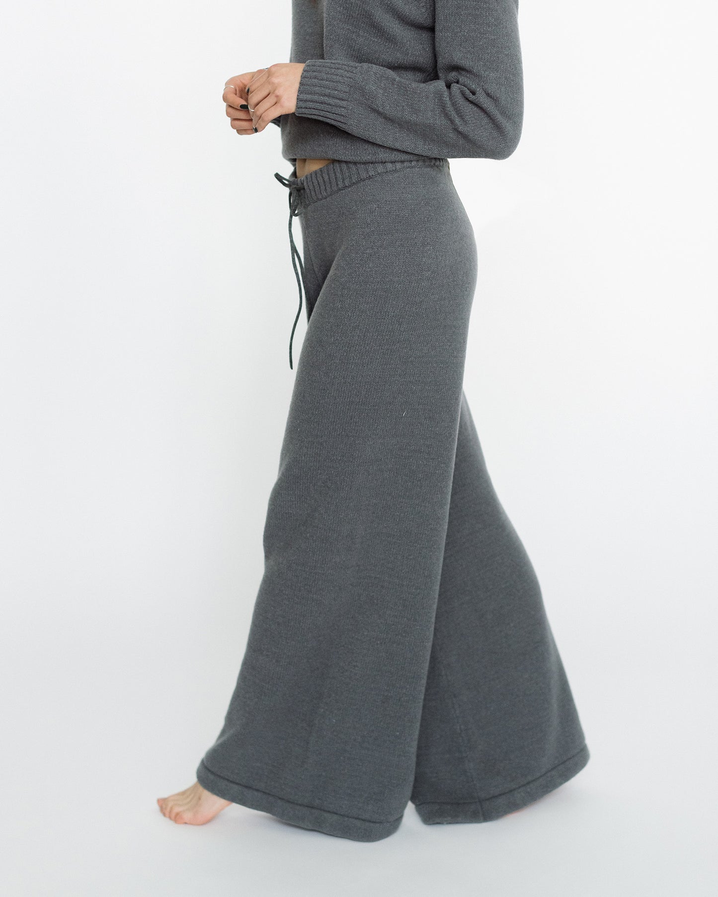 Faux Cashmere Baracchi Wide Leg Pant