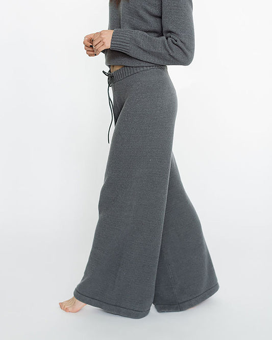 Faux Cashmere Baracchi Wide Leg Pant
