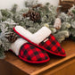 Indoor Sole Recycled Slippers - Lumberjack Red