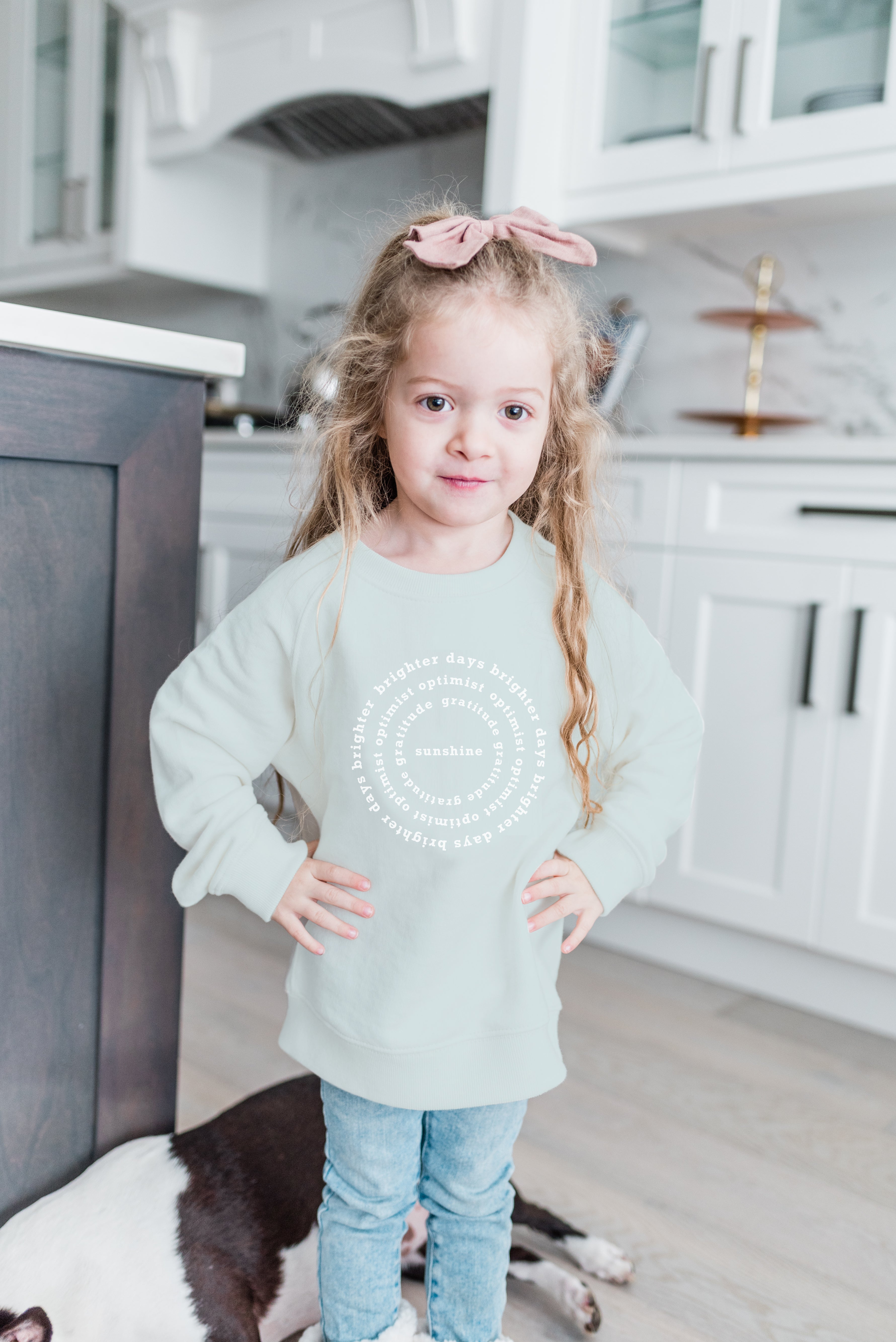 Kids crew outlet neck sweatshirt