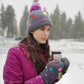 Toque Winter Hat | Polka Dot Multi
