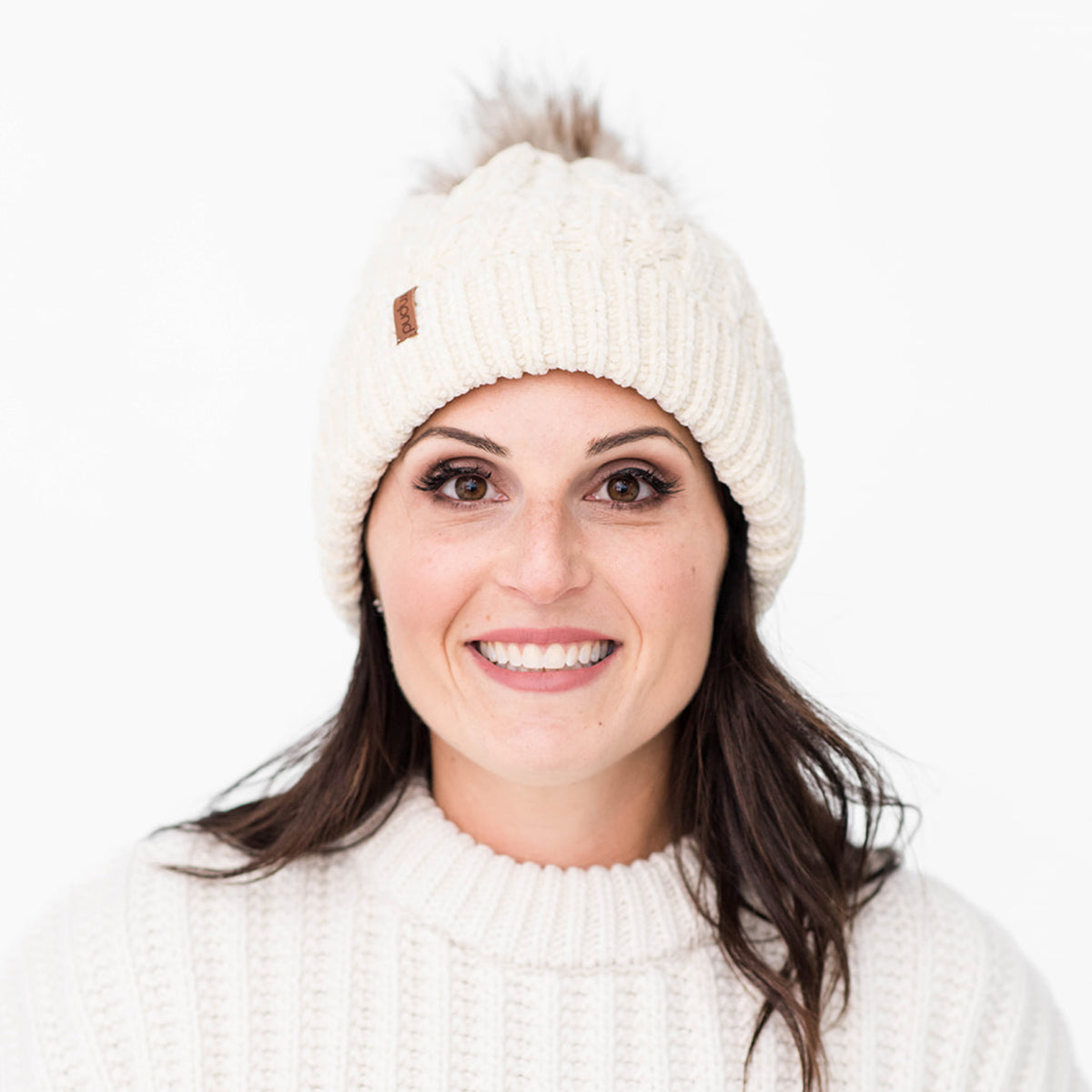 Recycled Beanie Hat Chenille Knit Cloud Pudus Lifestyle Co. Canada