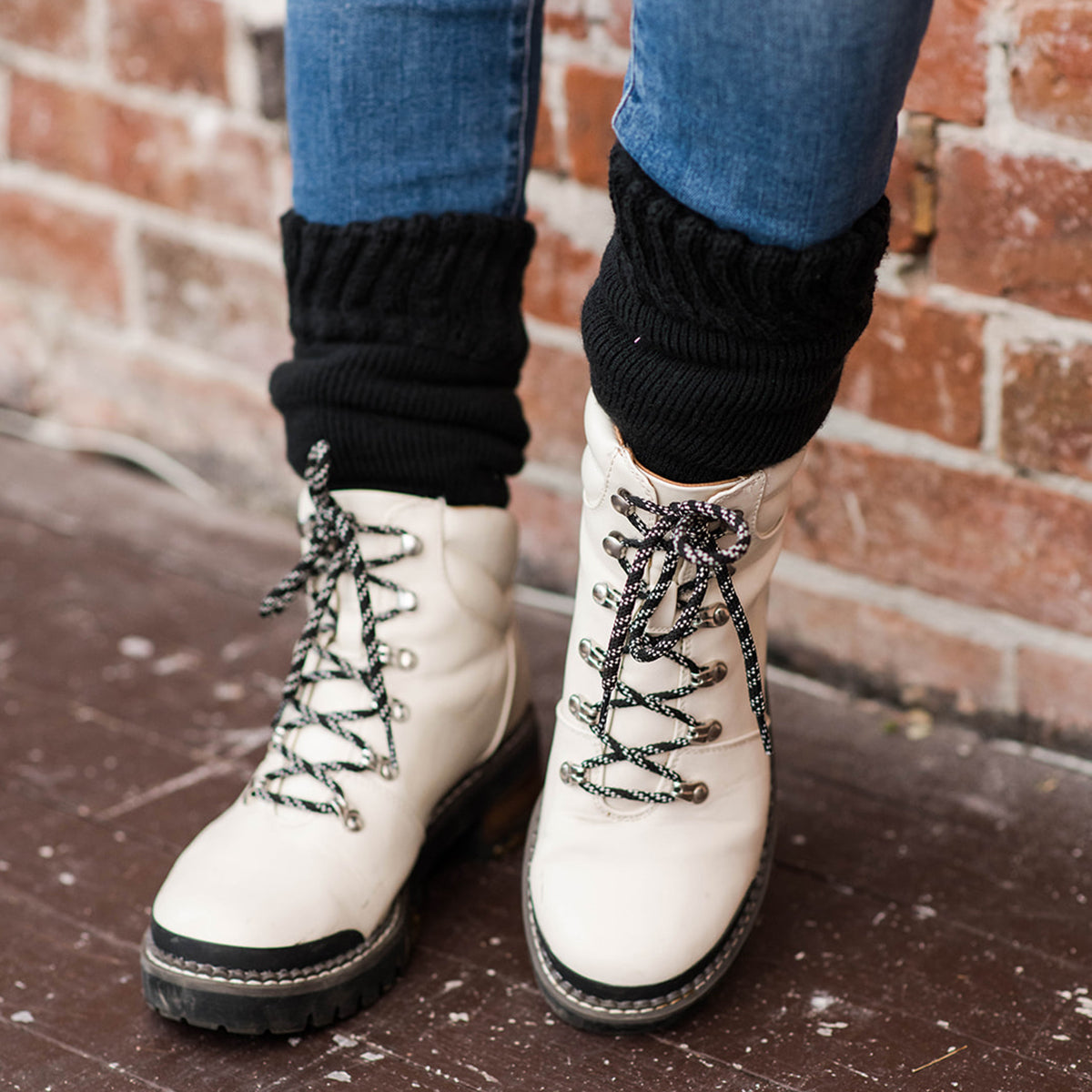 White boot socks 2025