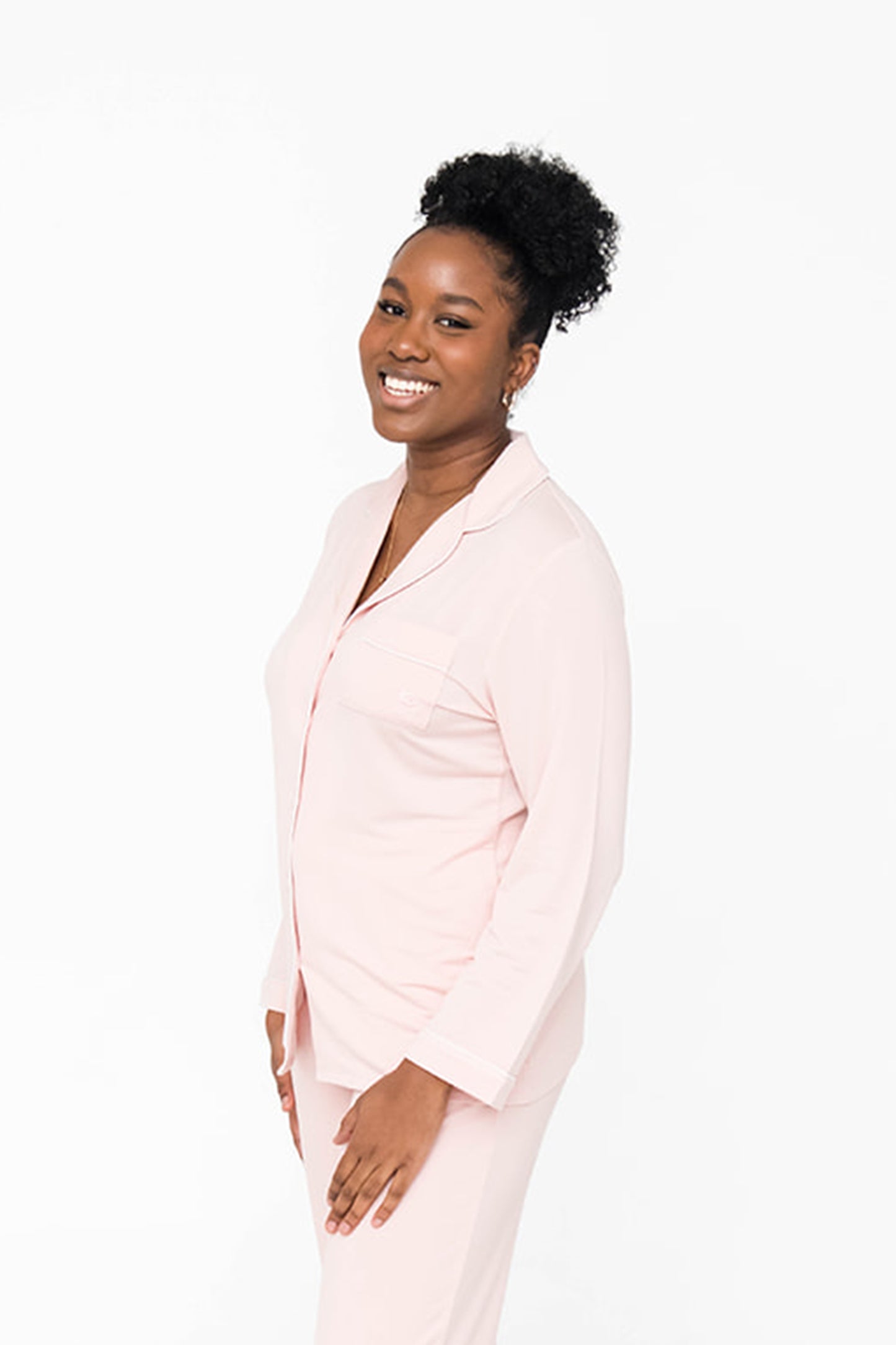 Korrah Pajama Shirt | Daydream Pink